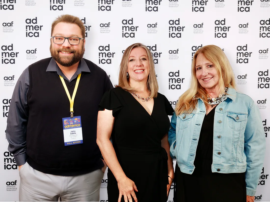 Newly Elected District 6 Governor John K. Addis alongside District 6 Lt. Governors Amy Dion and Bridget Lescelius